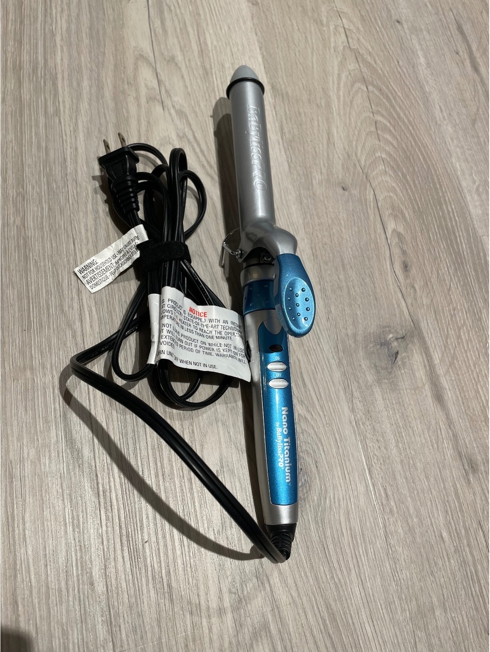 New/Never used BaBylissPRO Nano Titanium Hair Curling Iron